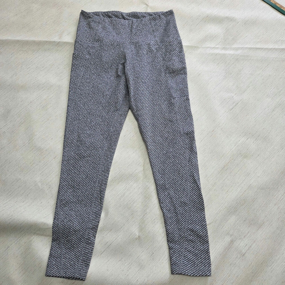 Champion Casual Wear / athletic Grey and White Leggings woman's size L